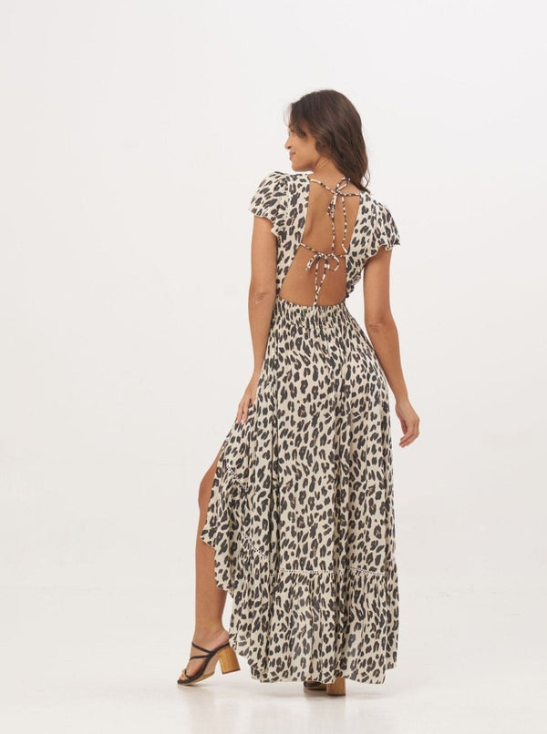 Vestito Nafisa Open Back - leo - Bijondo