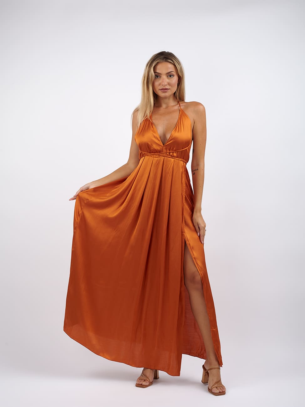 Vestito Niamh - arancione - Bijondo