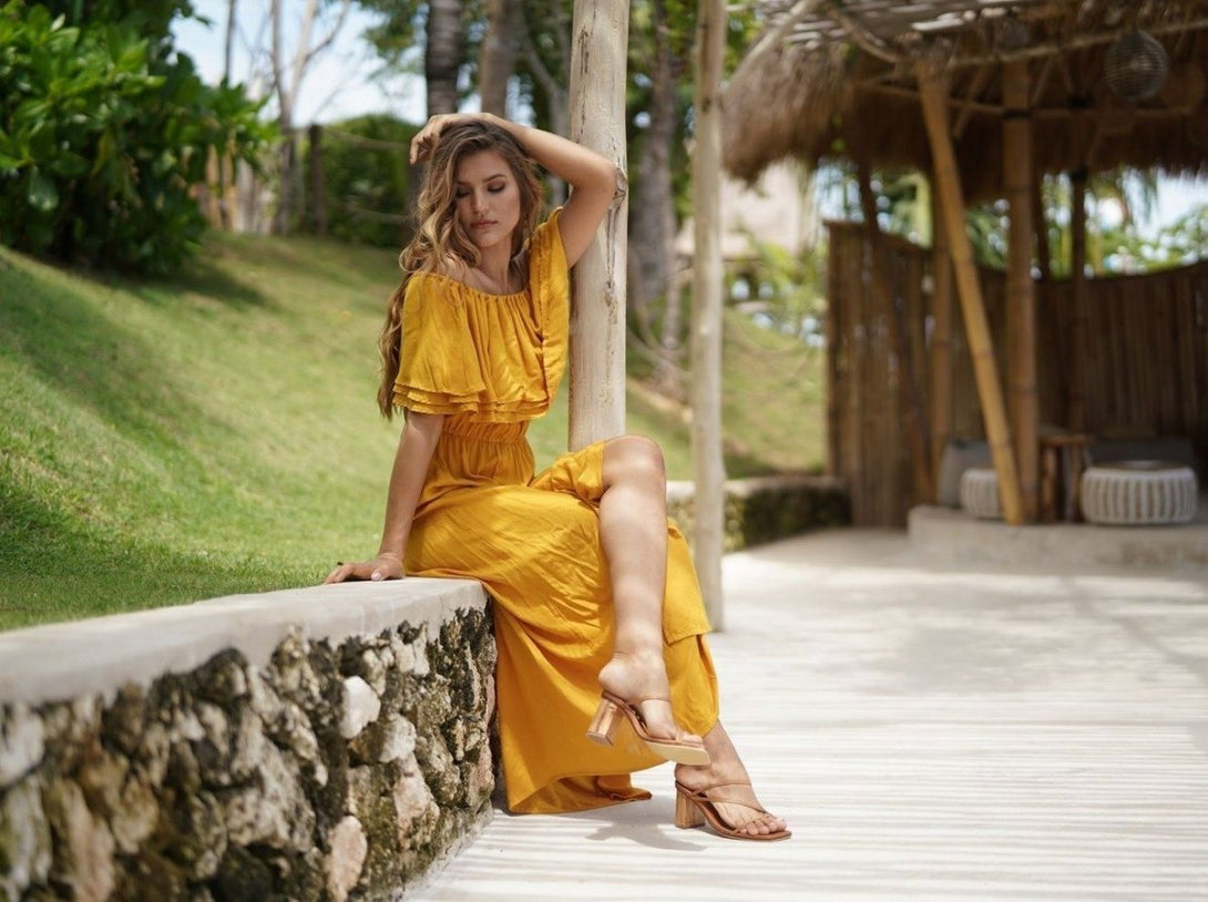 Vestito Polly - giallo - Bijondo