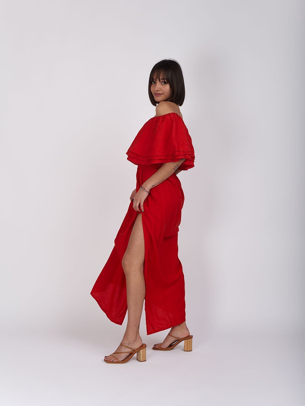 Vestito Polly - rosso - Bijondo