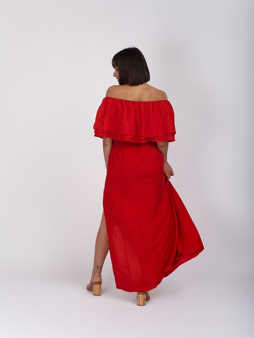 Vestito Polly - rosso - Bijondo