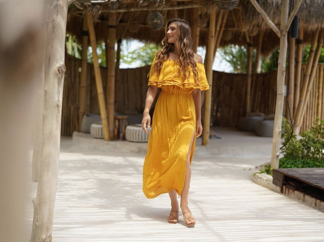 Vestito Polly - giallo - Bijondo