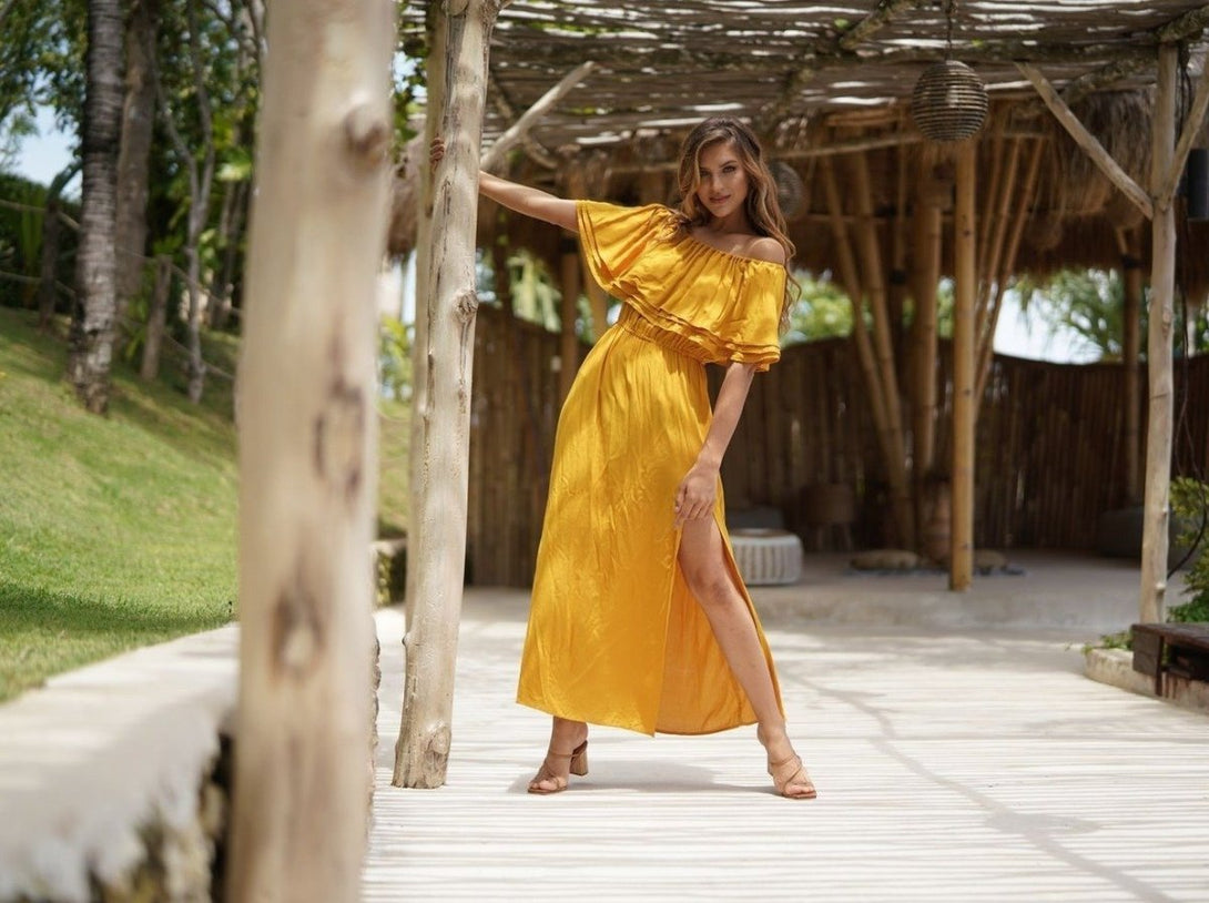 Vestito Polly - giallo - Bijondo