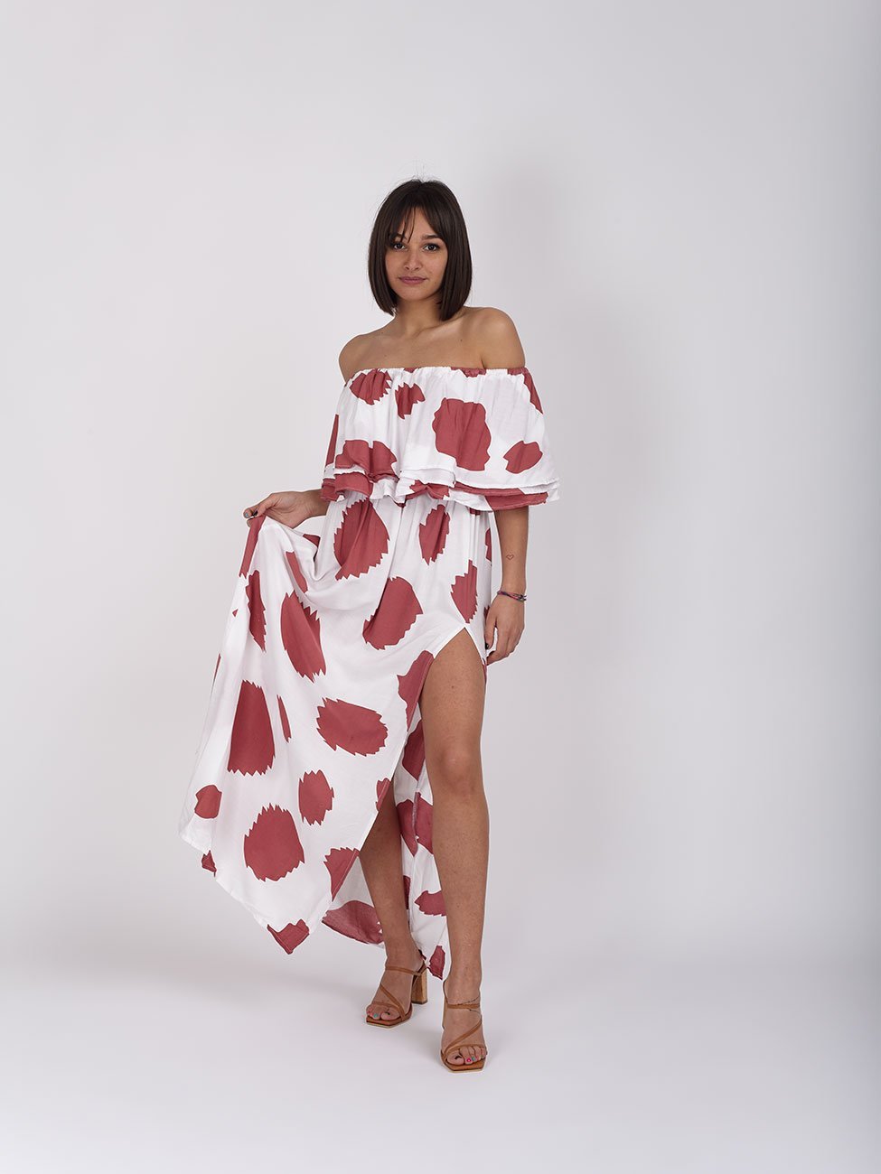 Vestito Polly - bordeaux - Bijondo