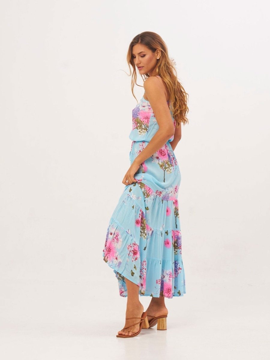 Vestito Rachele - celeste - Bijondo