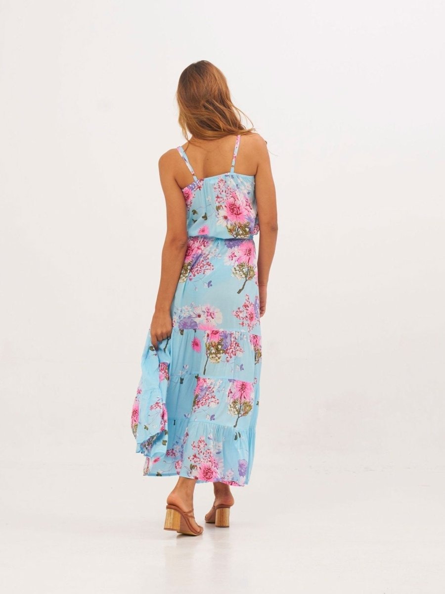 Vestito Rachele - celeste - Bijondo