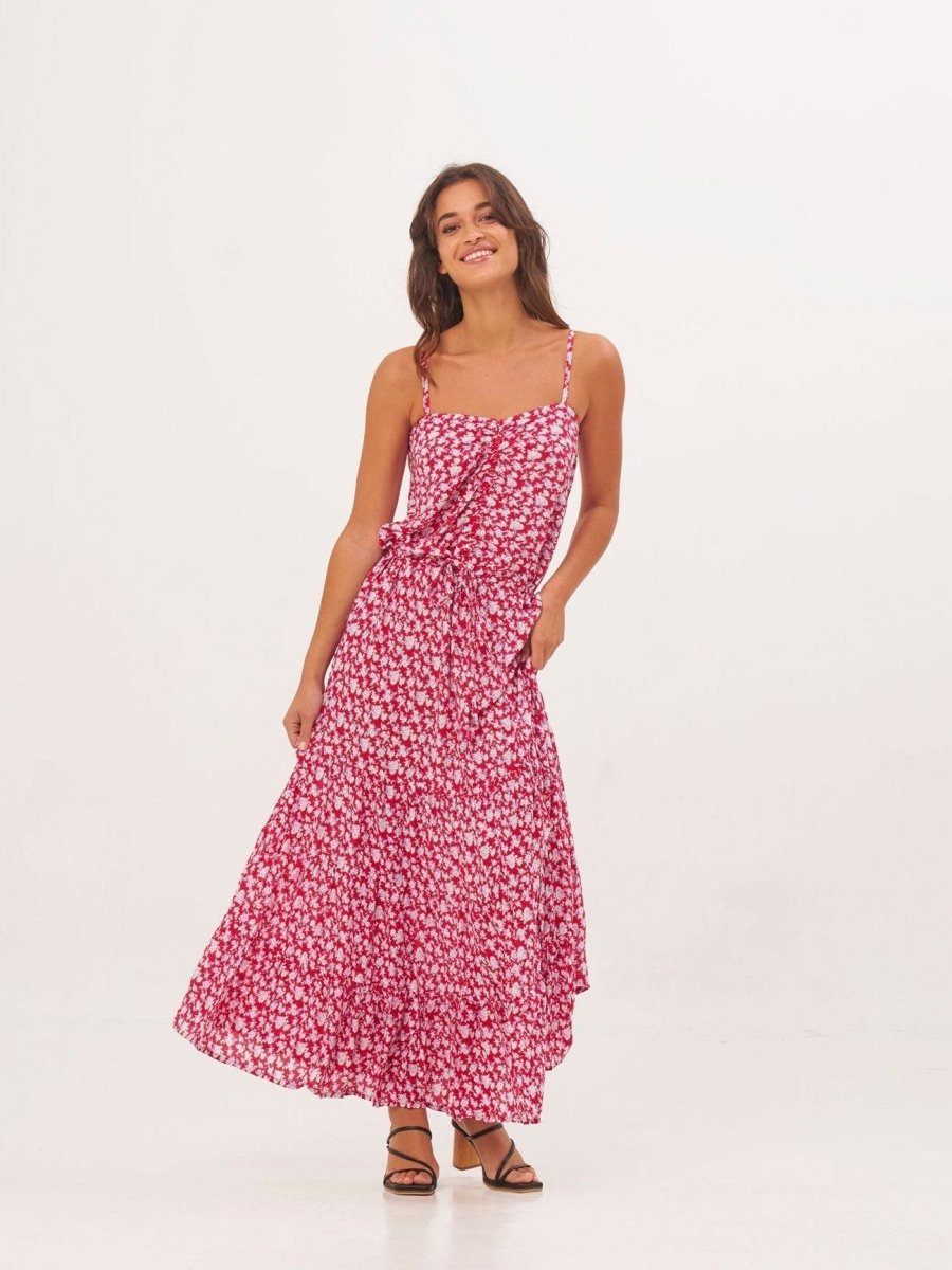 Vestito Rachele - rosso - Bijondo