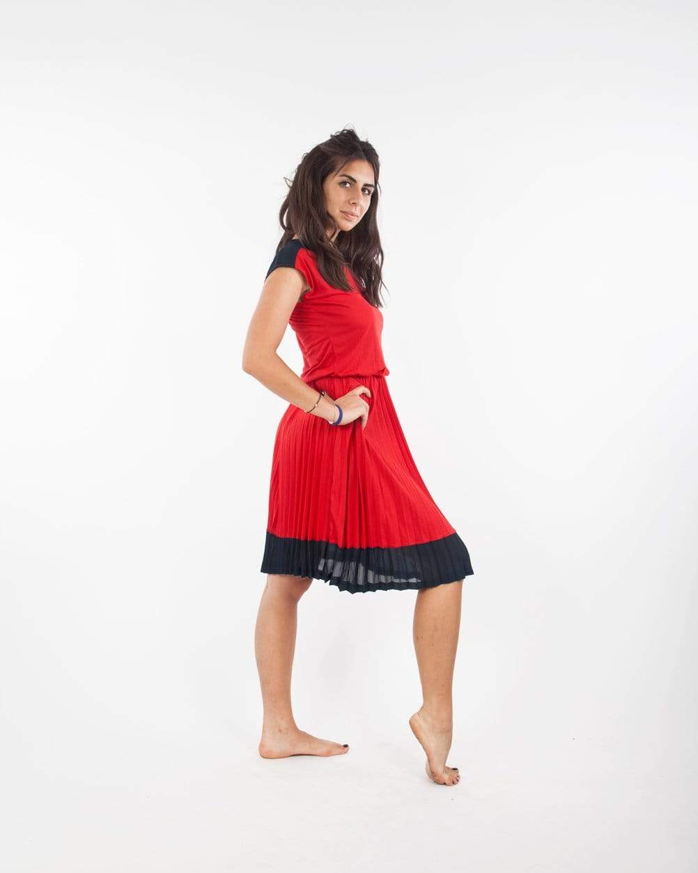 Vestito Sakura - rosso - Bijondo