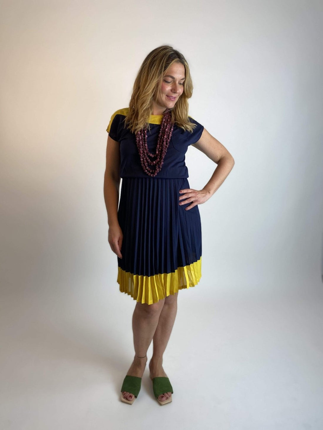 Vestito Sakura - blu scuro - Bijondo