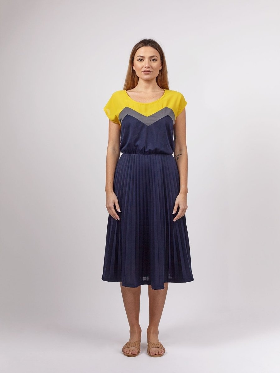 Vestito Samaria - blu scuro - Bijondo