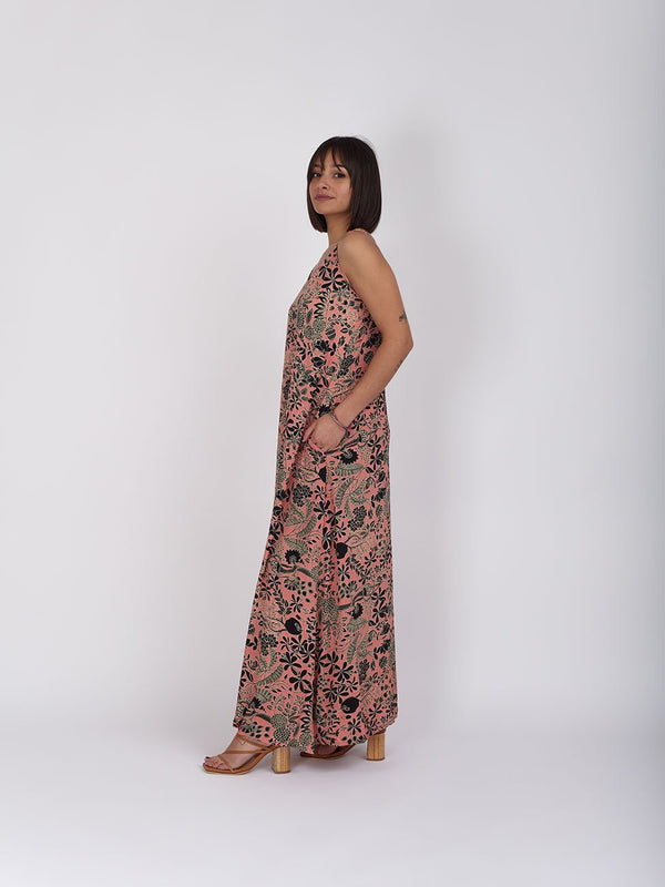 Vestito Seta Belen - verde - Bijondo