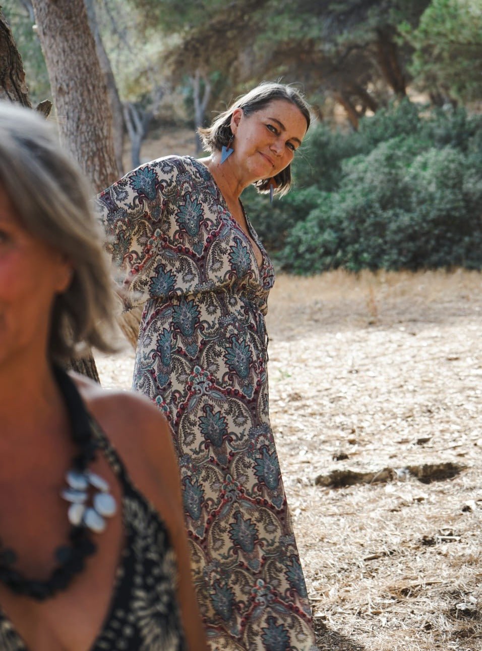 Vestito Seta Marigold - verde - Bijondo