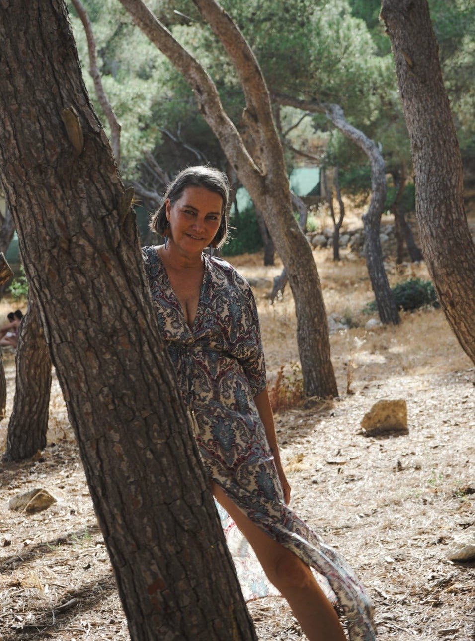 Vestito Seta Marigold - blu - Bijondo