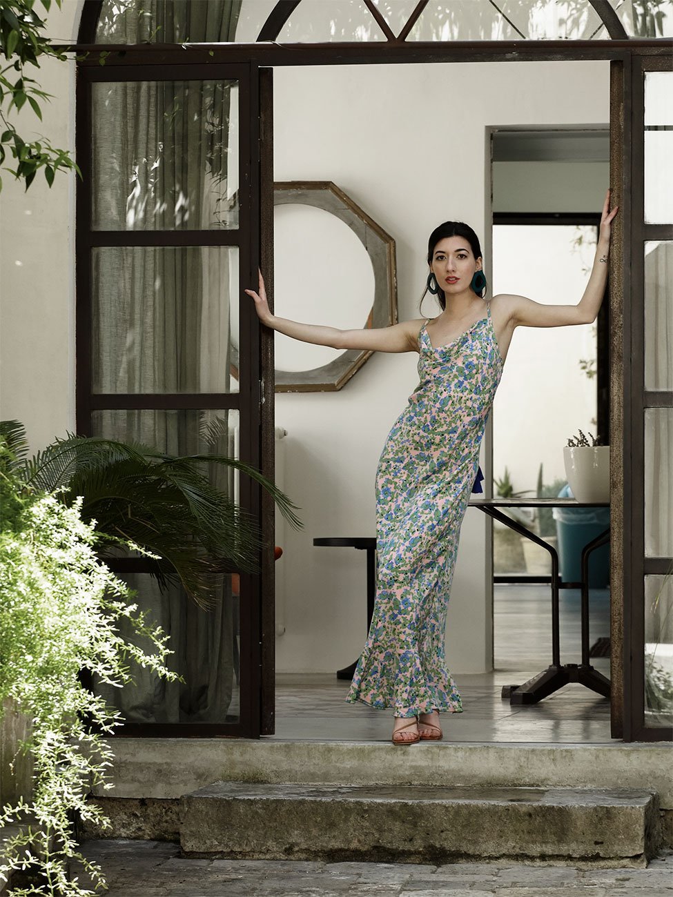 Vestito Seta Phoenix - rosso - Bijondo