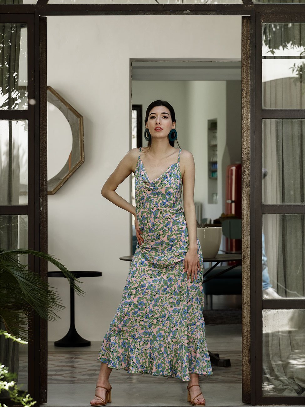 Vestito Seta Phoenix - rosso - Bijondo