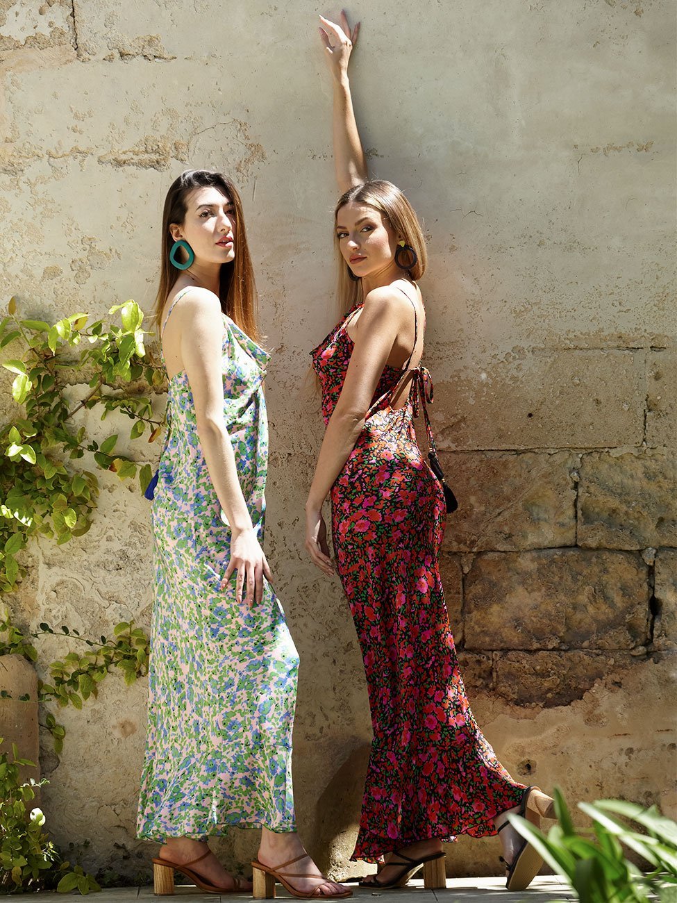 Vestito Seta Phoenix - rosso - Bijondo