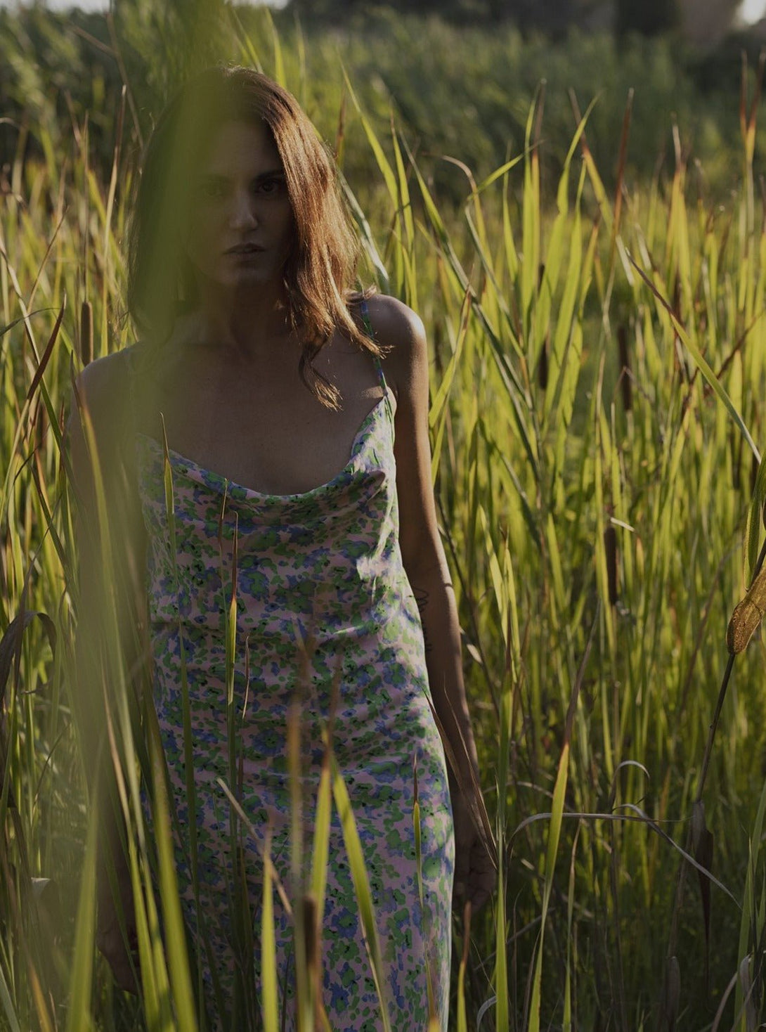 Vestito Seta Phoenix - rosso - Bijondo