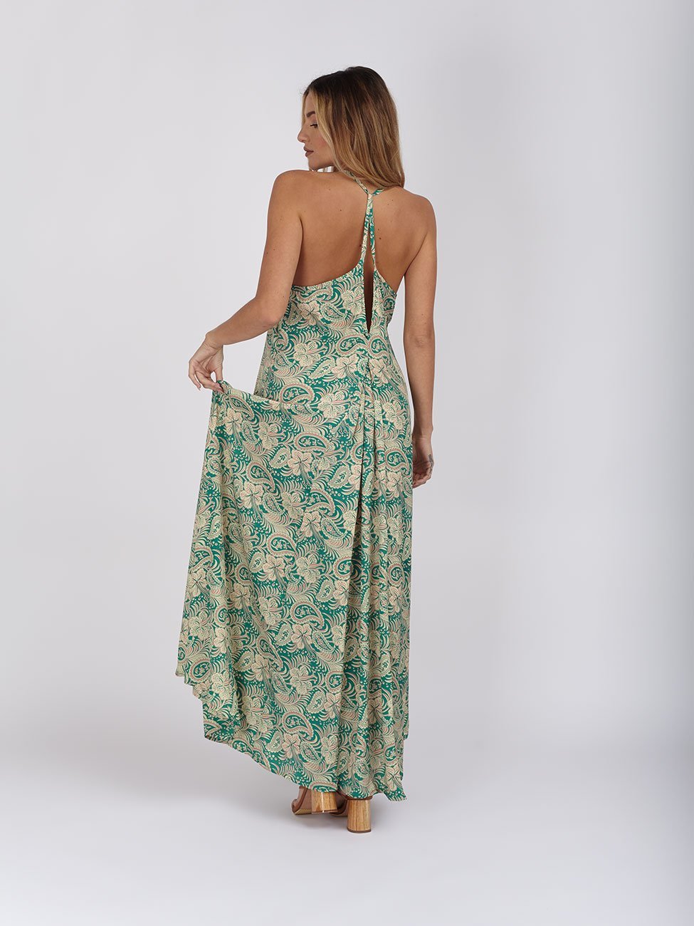 Vestito Seta Ramiza - rosso - Bijondo