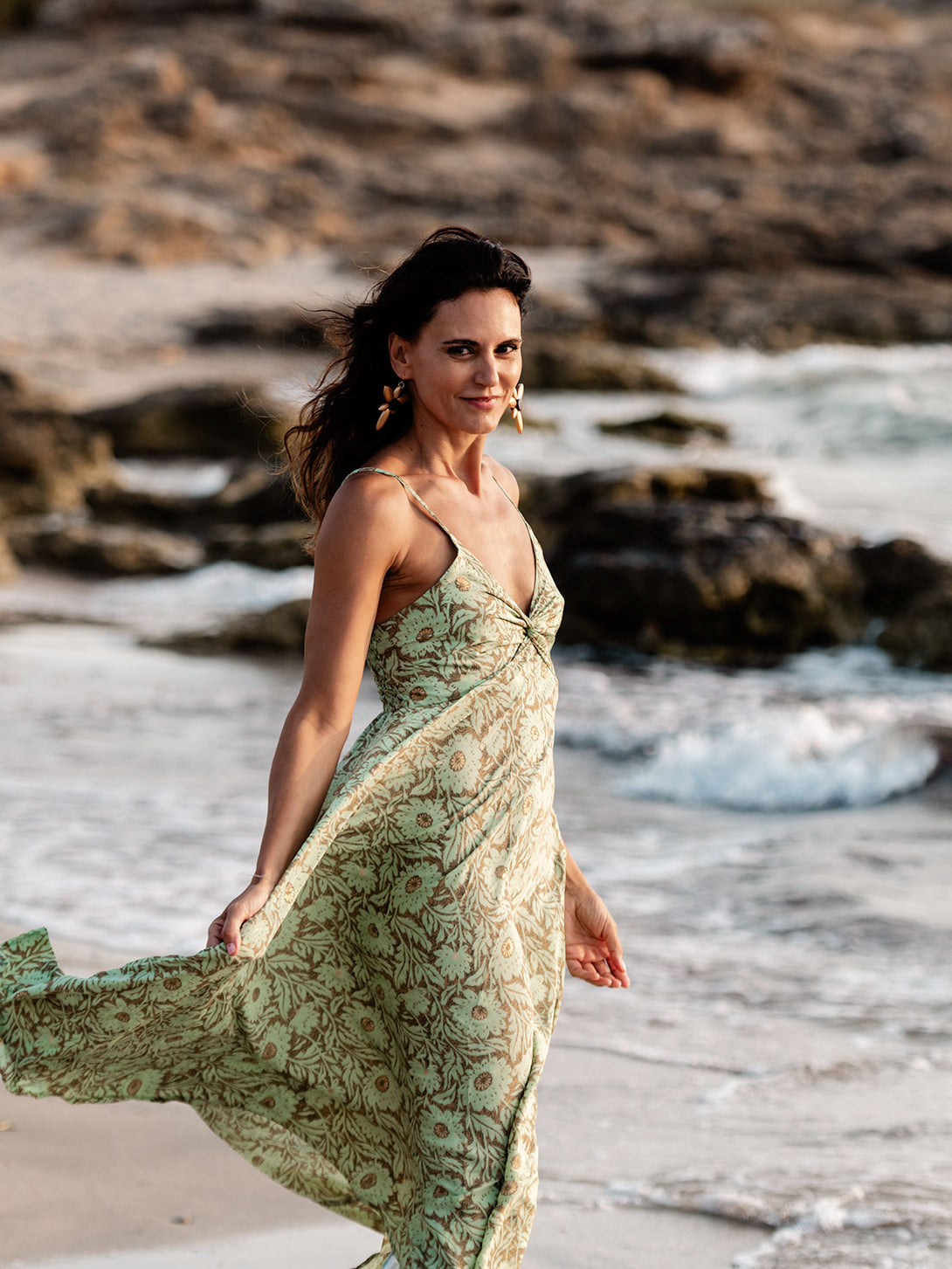 Vestito Seta Sylvie metallic-Vestito-WhyY-Bijondo