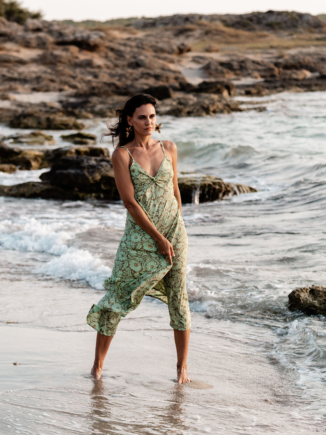 Vestito Seta Sylvie metallic-Vestito-WhyY-Bijondo