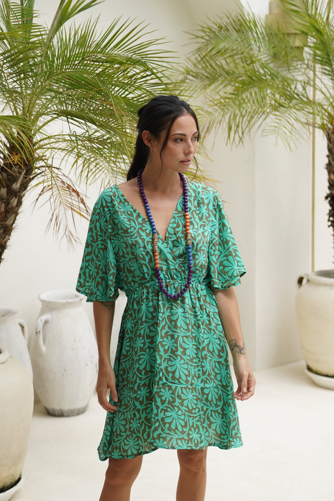 Vestito Seta Talia-rosso-Bijondo