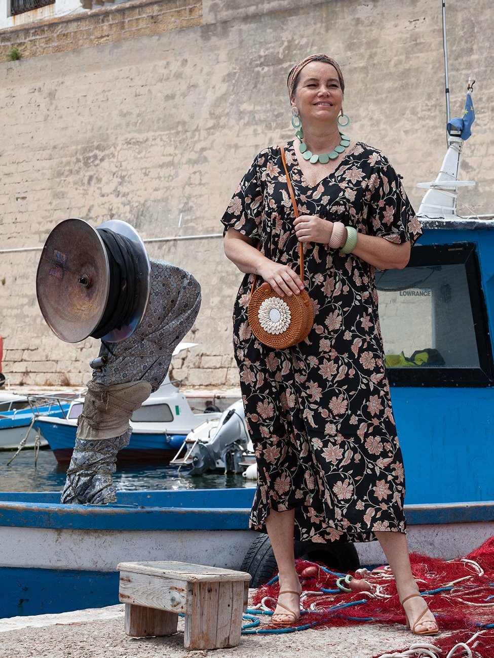 Vestito Seta Tecla - nero - Bijondo