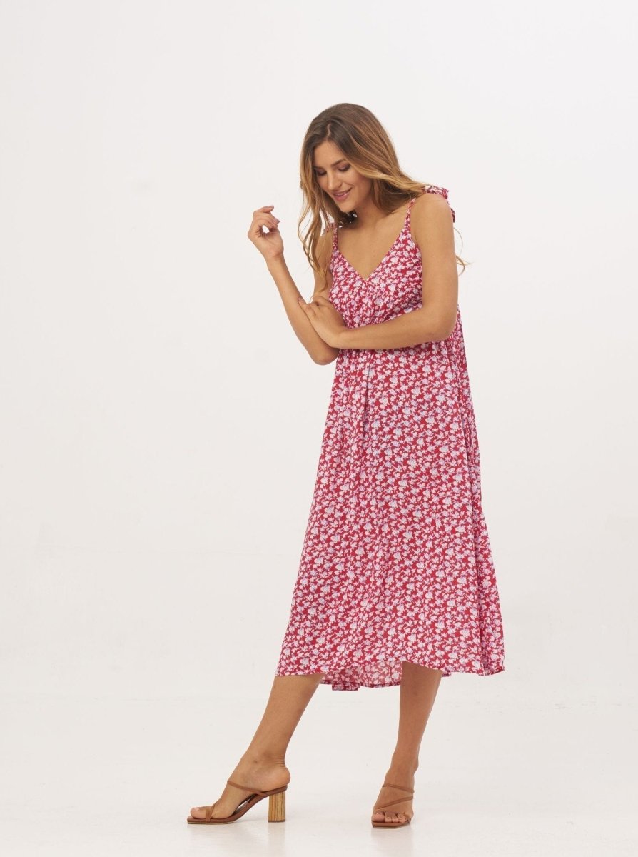 Vestito Silvia - fucsia - Bijondo