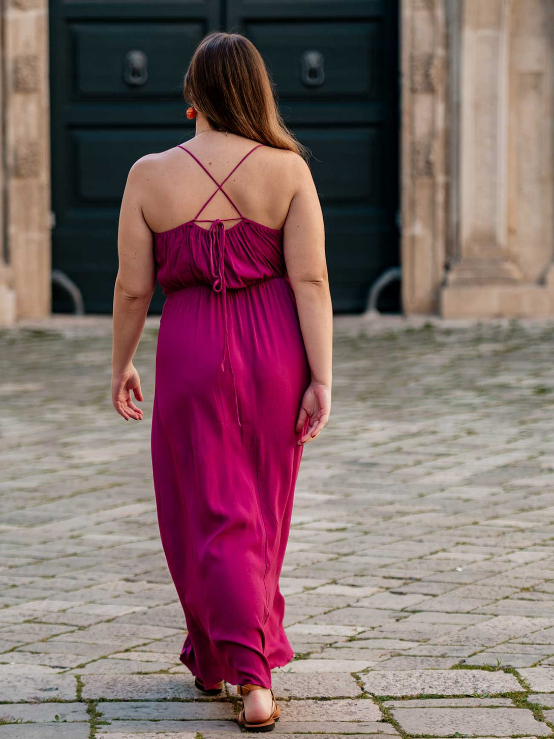 Vestito Slip rayon con spacco Priya-Vestito-Bijondo-Bijondo