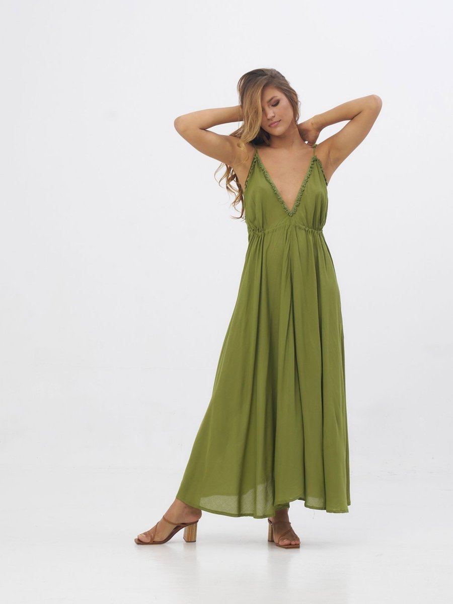 Vestito Sonja - verde - Bijondo