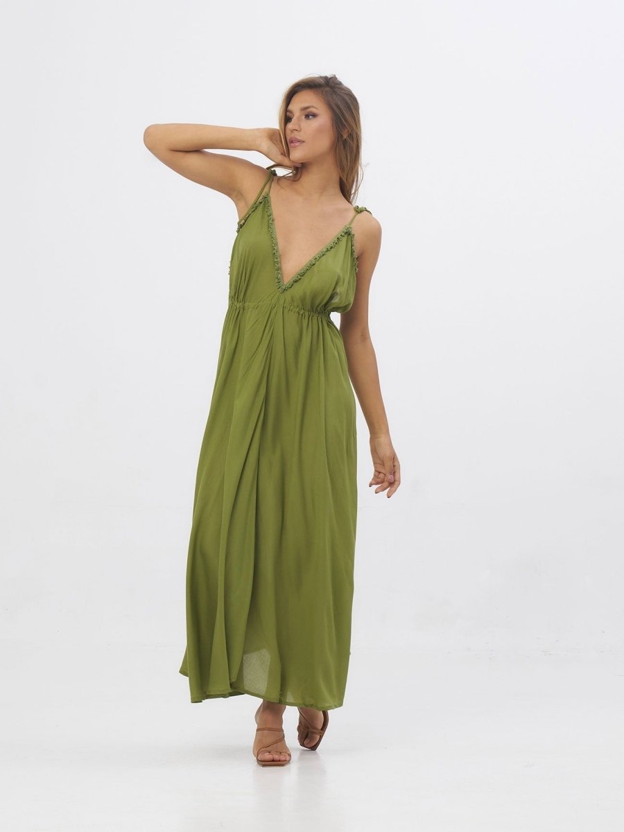 Vestito Sonja - verde - Bijondo