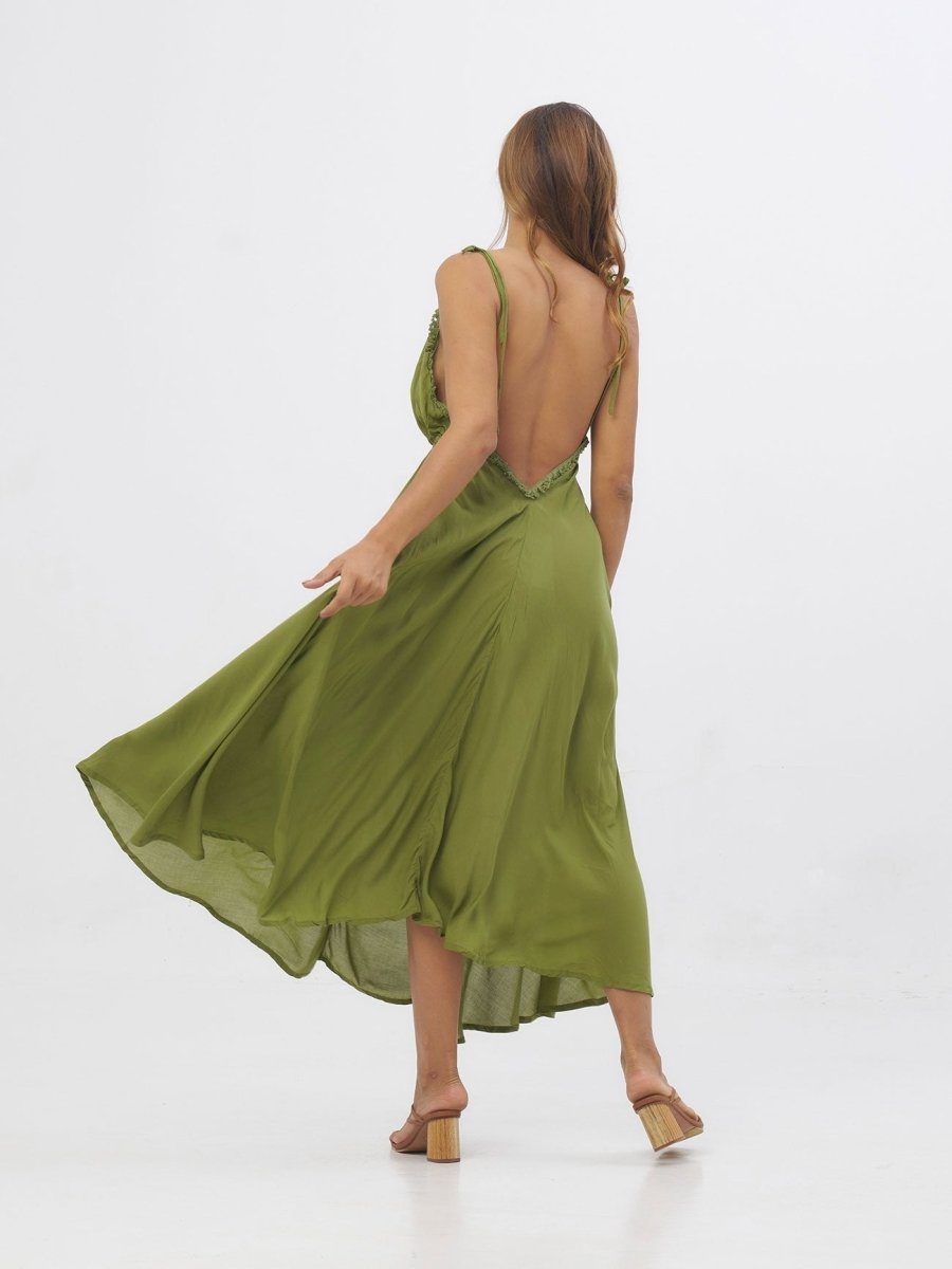 Vestito Sonja - verde - Bijondo