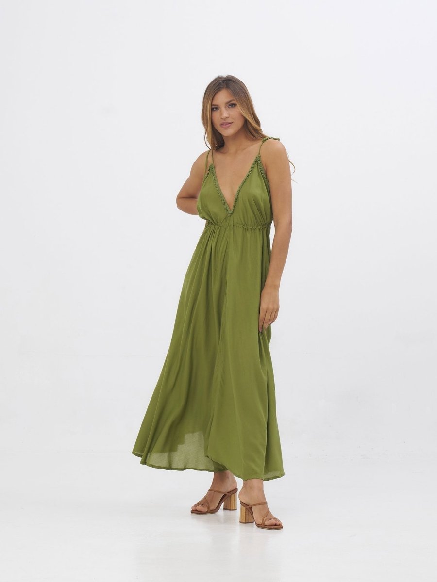 Vestito Sonja - verde - Bijondo