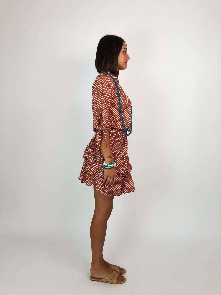 Vestito Stefanie - ruggine - Bijondo