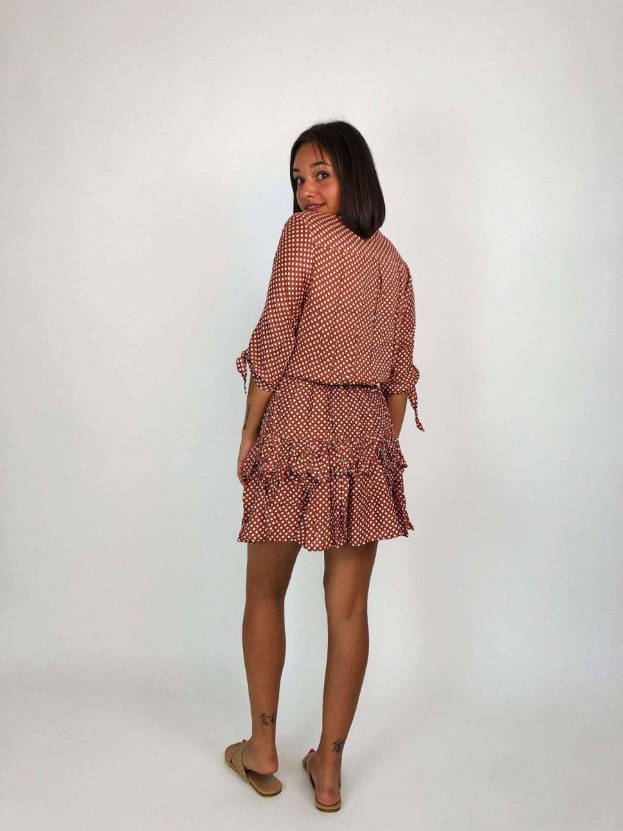 Vestito Stefanie - ruggine - Bijondo