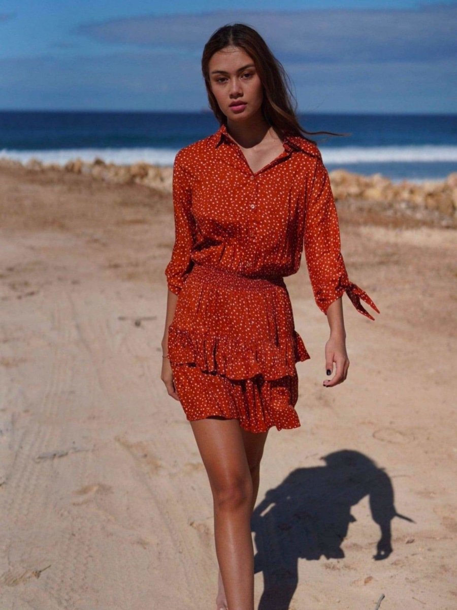 Vestito Stefanie - arancione - Bijondo