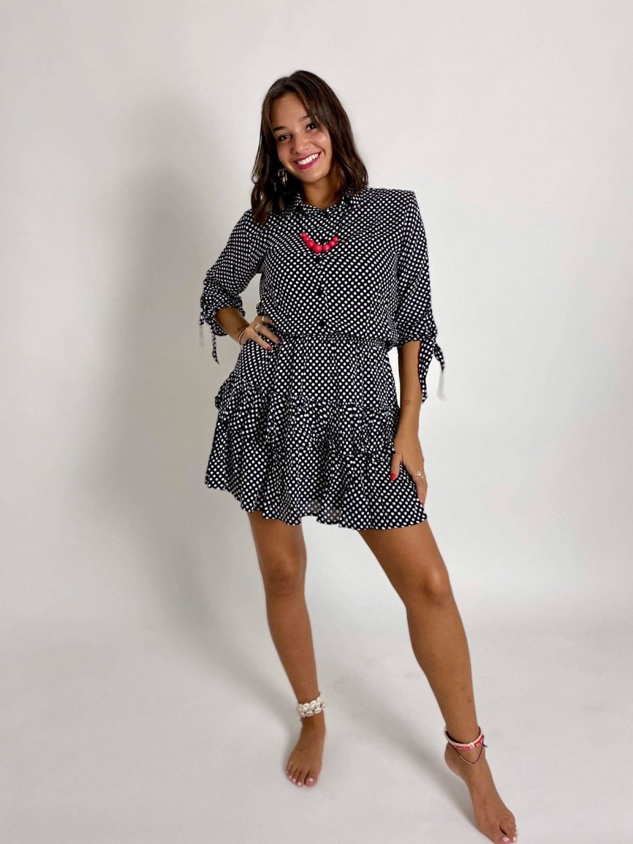 Vestito Stefanie - pois - Bijondo