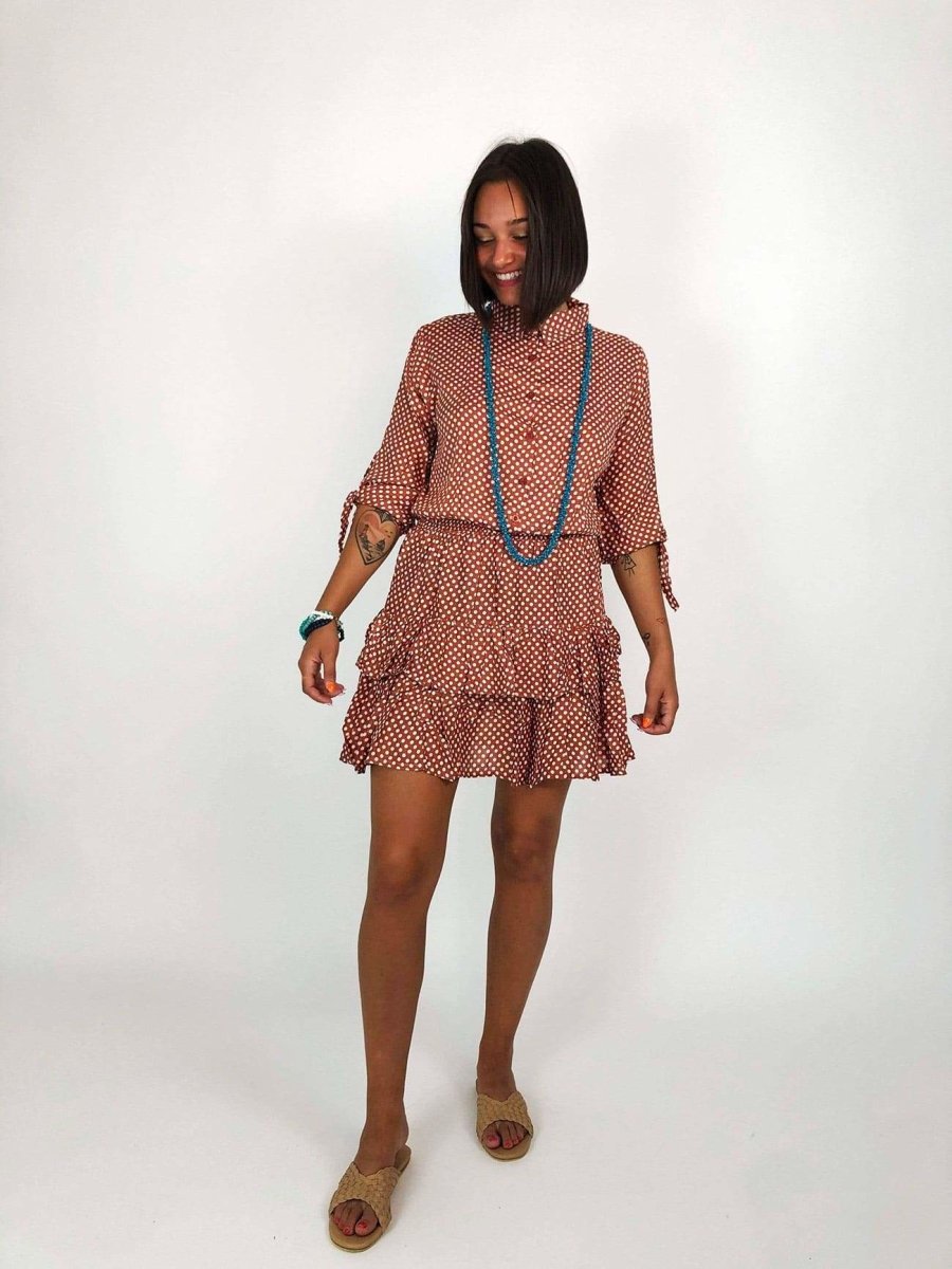 Vestito Stefanie - ruggine - Bijondo