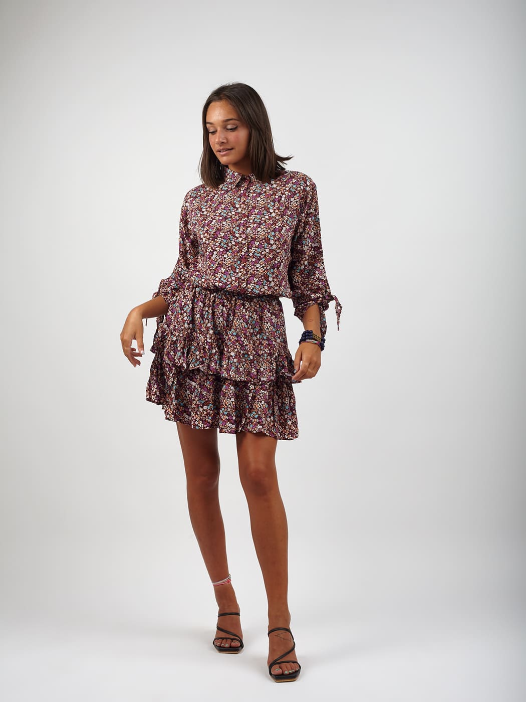 Vestito Stefanie - viola - Bijondo