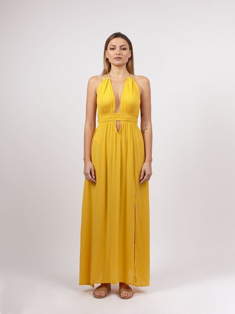 Vestito Tattoo - giallo - Bijondo