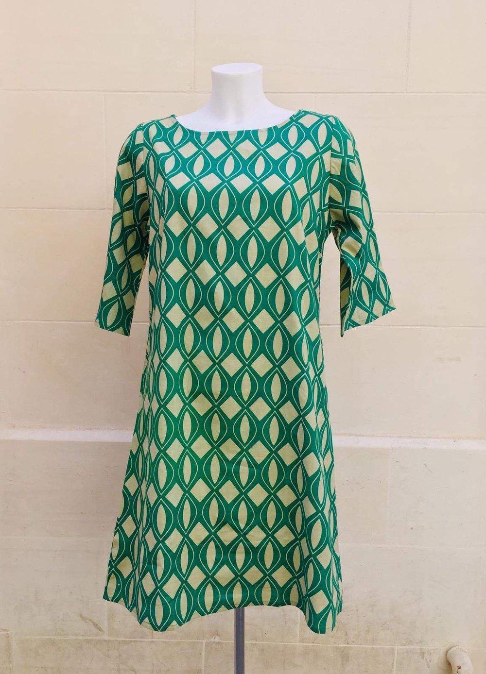 Vestito Tracy cotone - blu scuro - Bijondo