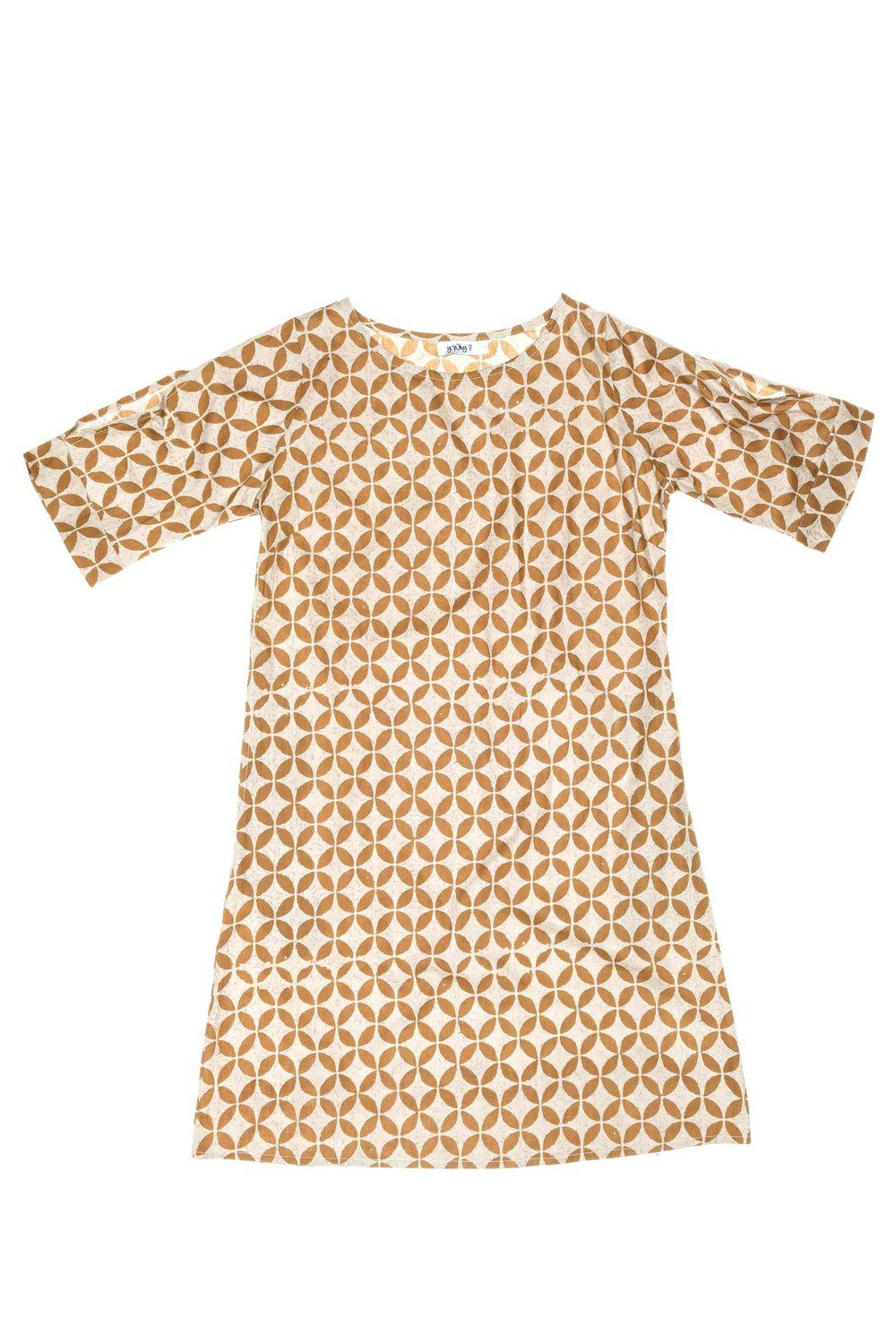 Vestito Tracy cotone - arancione - Bijondo