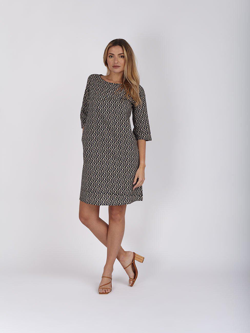 Vestito Tracy cotone - nero - Bijondo