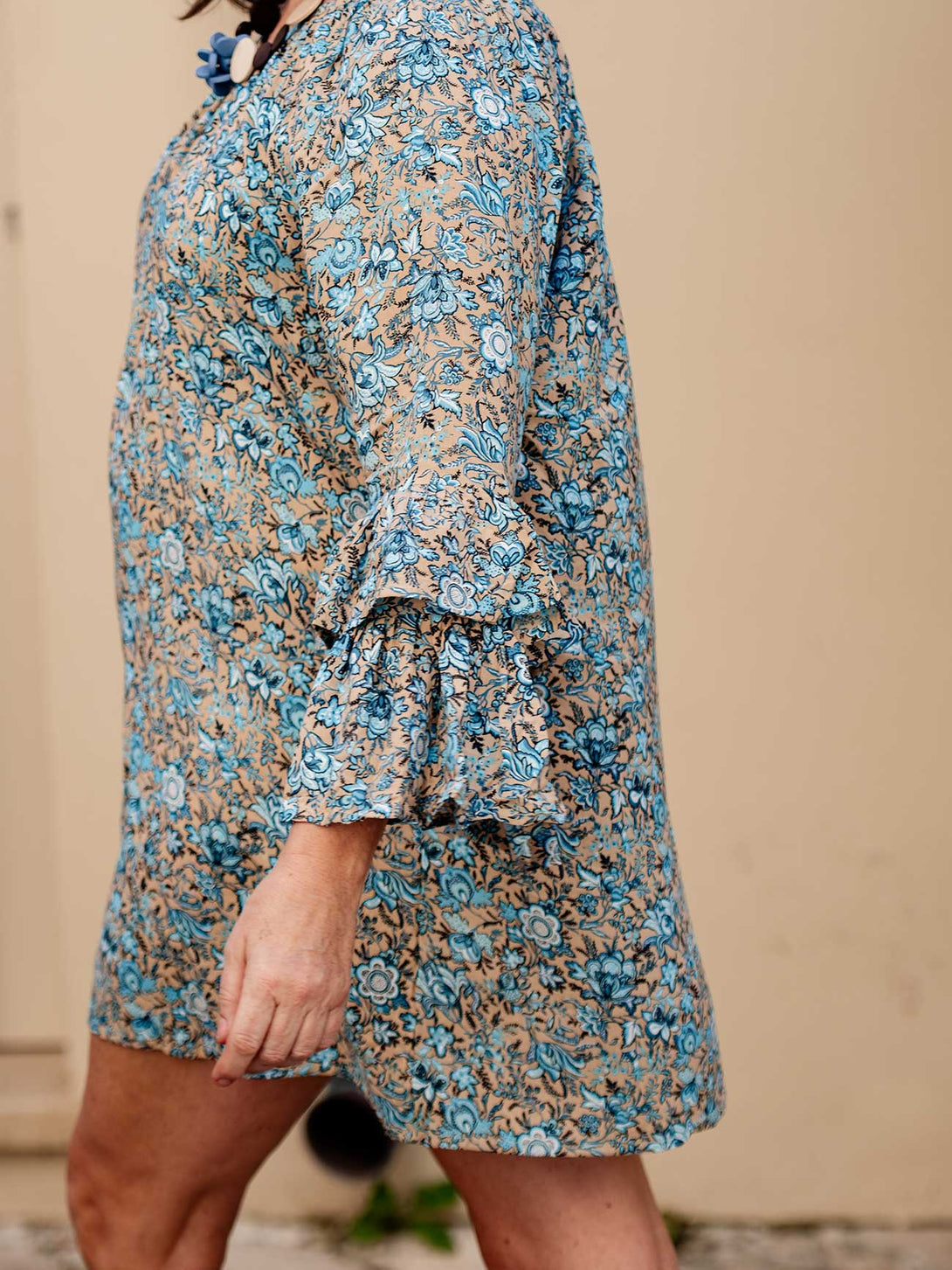 Vestito blusa Soluna rayon corto-Vestito-Bijondo-Bijondo