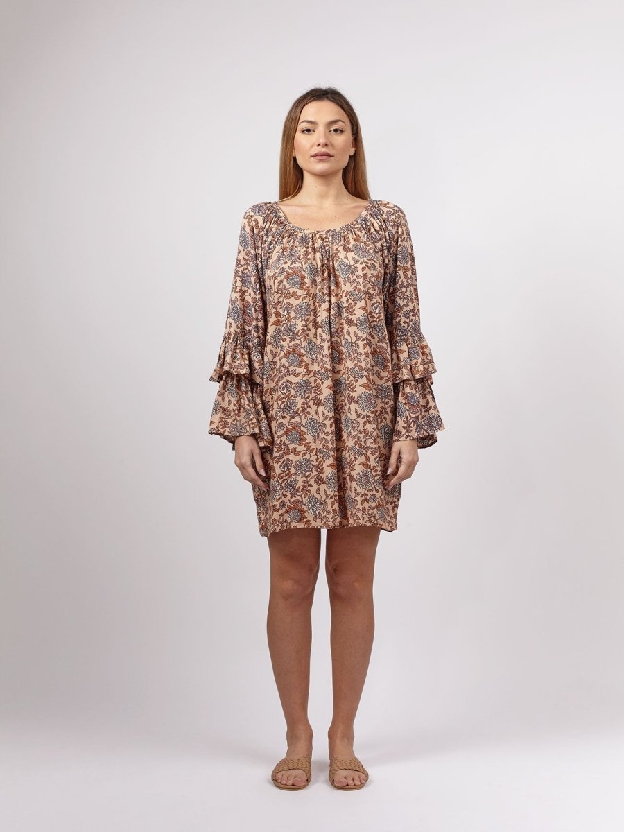 Vestito blusa Soluna - beige - Bijondo