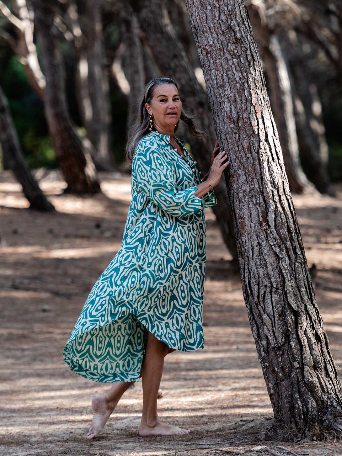 Vestito caftano boho chic viscosa Alaya-Vestito-Bijondo-Bijondo