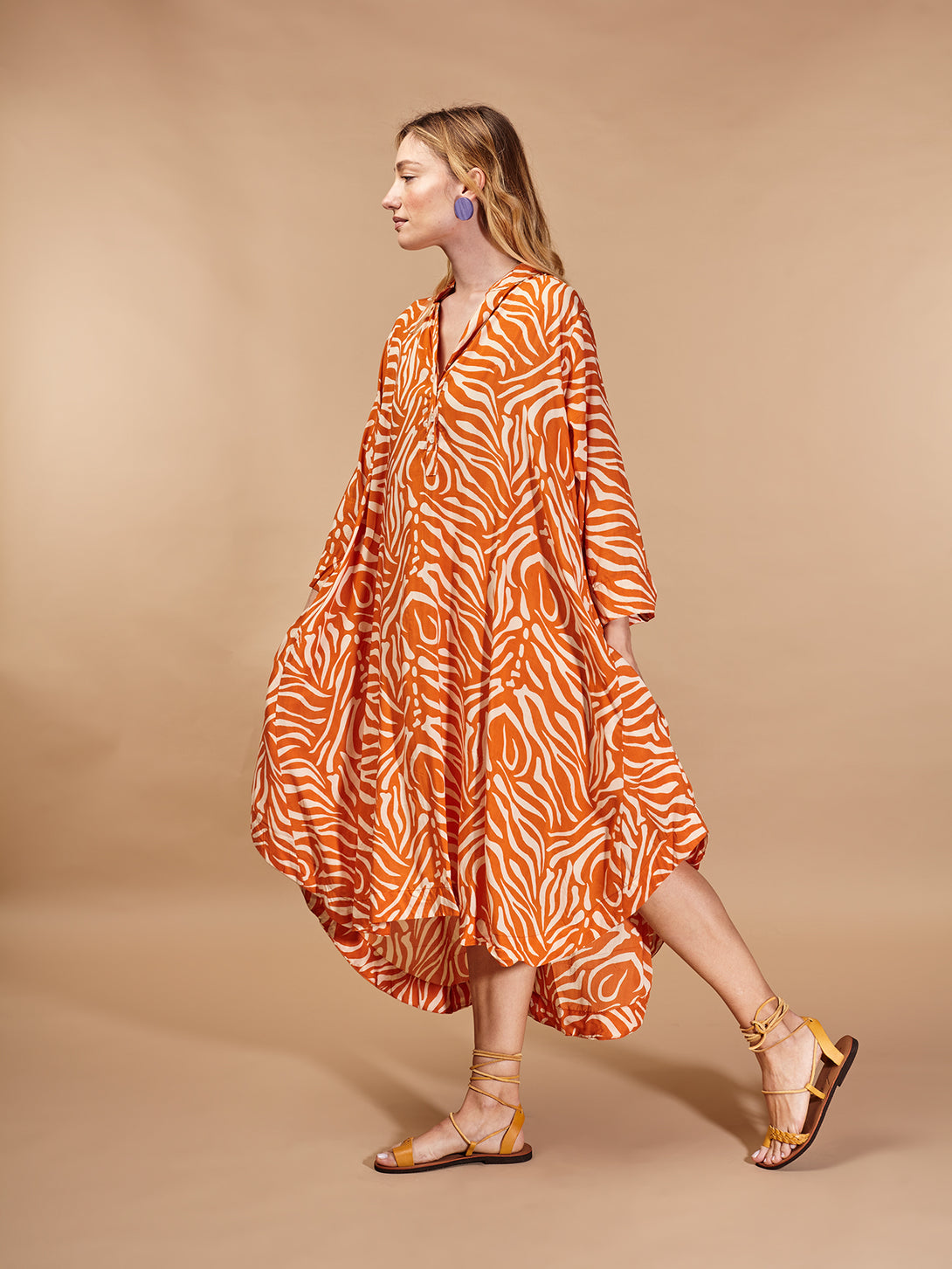 Vestito caftano boho chic viscosa Alaya-Vestito-Bijondo-Bijondo