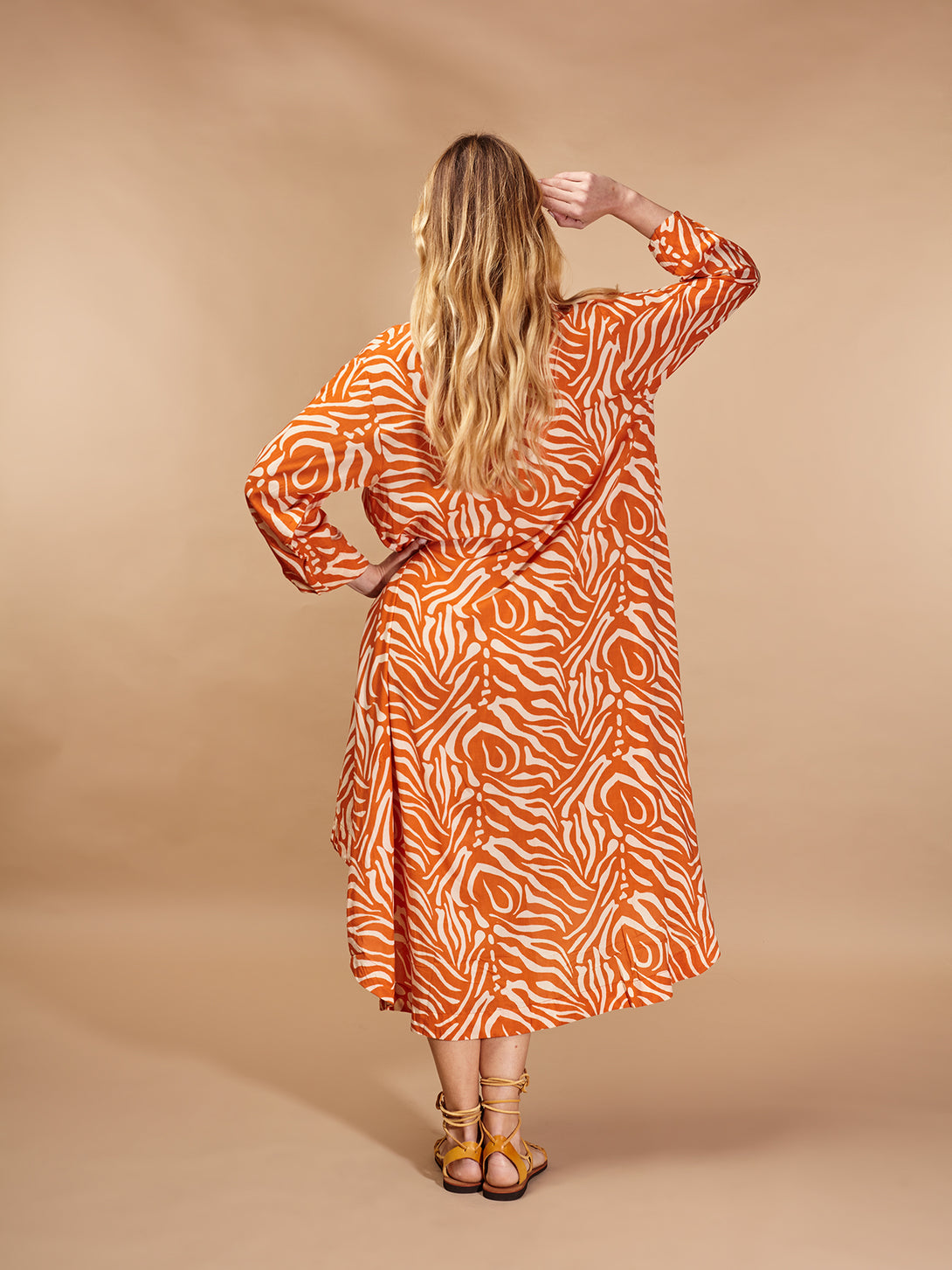 Vestito caftano boho chic viscosa Alaya-Vestito-Bijondo-Bijondo