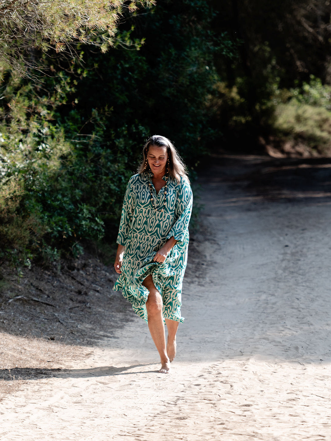 Vestito caftano boho chic viscosa Alaya-Vestito-Bijondo-Bijondo