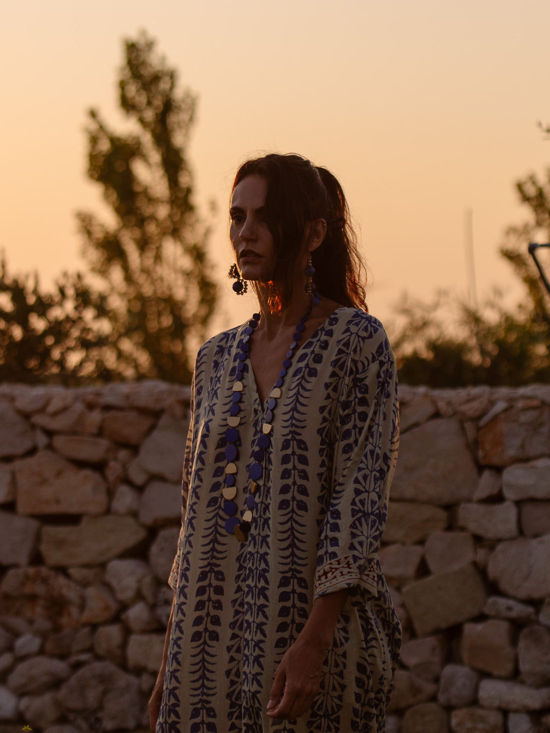 Vestito caftano cotone Madeleine-Vestito-WhyY-Bijondo