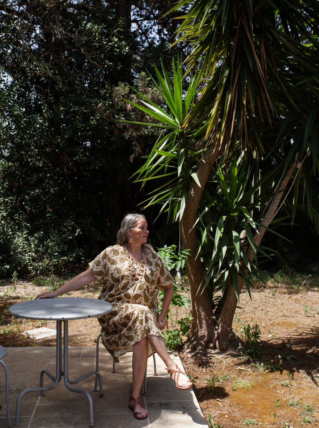 Vestito caftano cotone Natalia-Vestito-WhyY-Bijondo